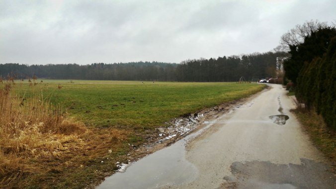 Nass von allen Seiten und gemütliche 1 °C