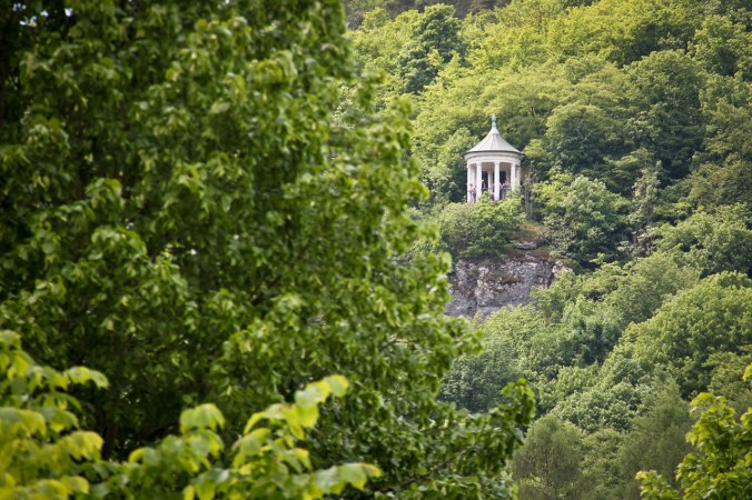 Einer der vielen Aussichtspunkte in der Fränkischen Schweiz
