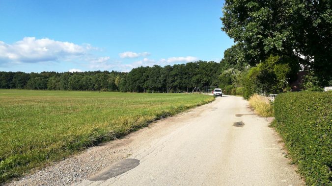 Strahlender Sonnenschein beim ersten Lauf nach dem Halbmarathon
