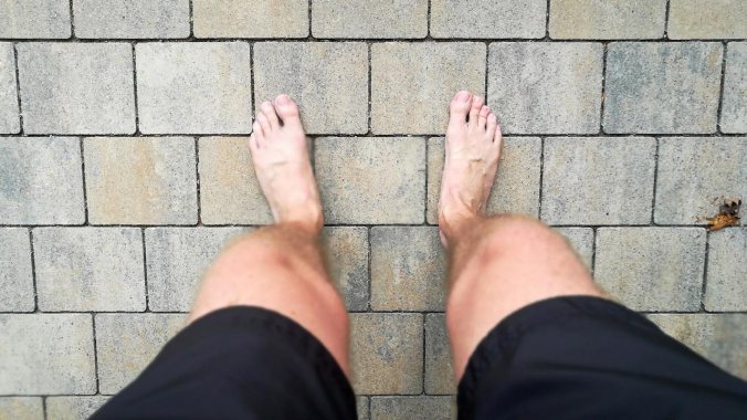 Die Füße qualmen auch nach langsamen Runden... ;)