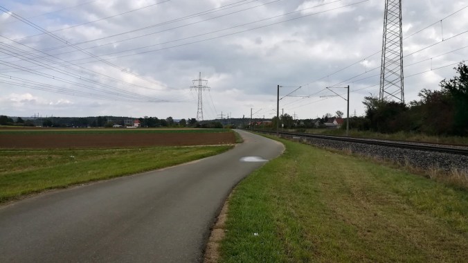 Ein Lauf durch ziemlich wechselhaftes Herbstwetter...