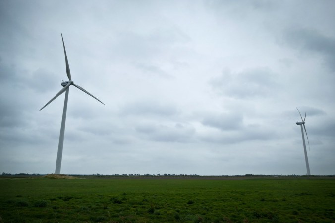 Windräder prägen das Bild der Landschaft