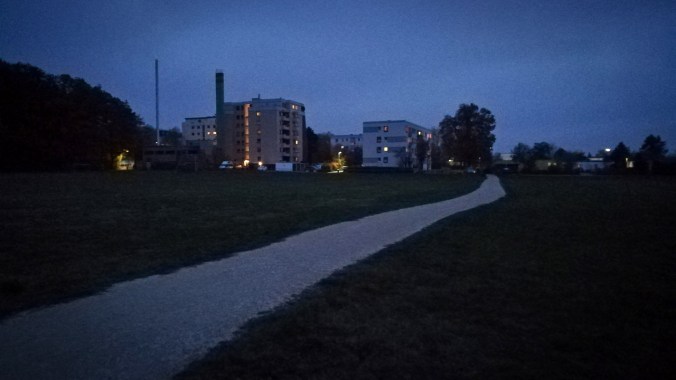 Ein Lauf zur blauen Stunde...