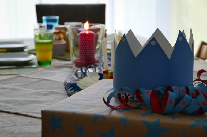 Die Ruhe vor dem Sturm am Geburtstagsmorgen...