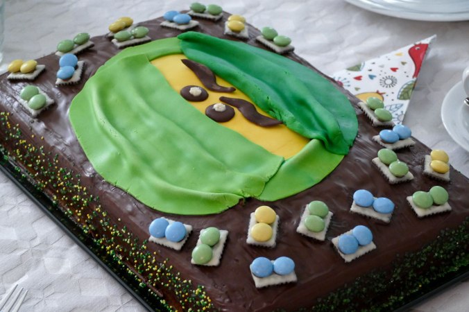 Der leckere Ninjago-Schokokuchen...
