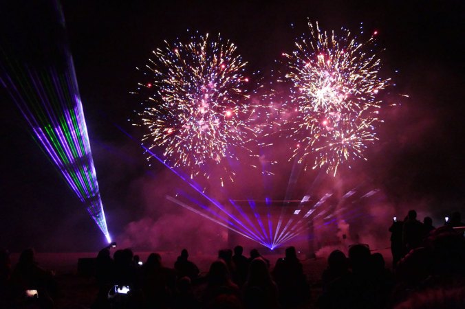 Am Ende gab es ein kurzes, aber sehr effektiv inszeniertes Feuerwerk