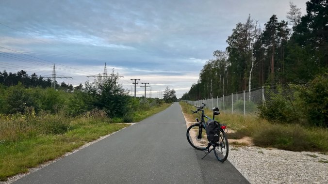 Sehr angenehmes Wetter auf dem Hinweg