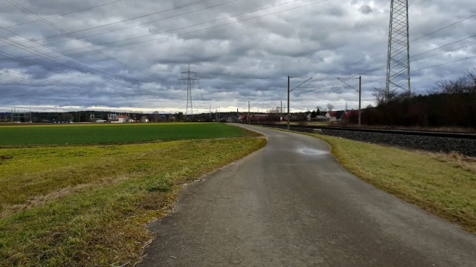 Heute war es mit knapp über 10 °C warm, aber auch windig und feucht