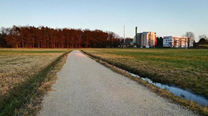 Die letzten Sonnenstrahlen des Tages