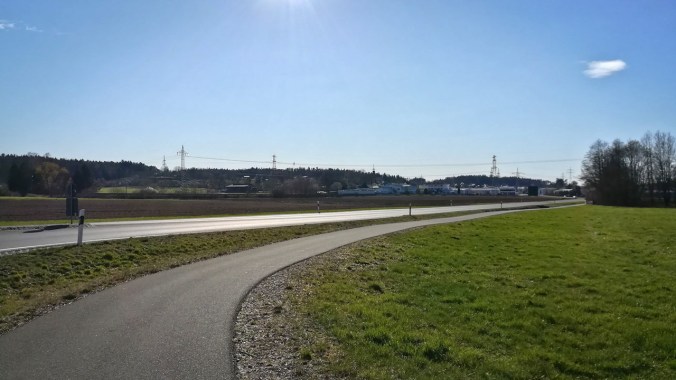 Dank Zeitumstellung noch strahlender Sonnenschein um 18 Uhr