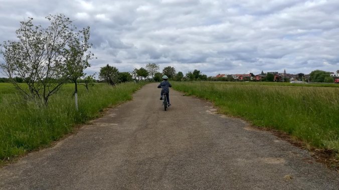 Heute einmal wieder mit Begleitung unterwegs gewesen...