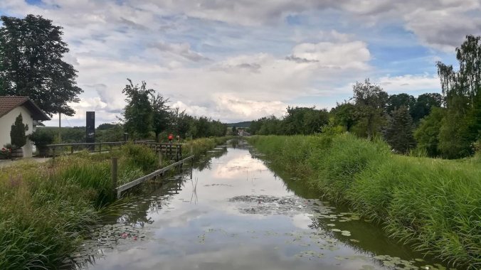 Eine herrliche Runde inklusive ein paar Kilometer entlang des Alten Kanals