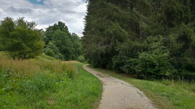 Heute mal wieder eine eher selten besuchte Strecke gelaufen