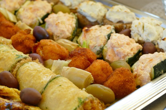 Abends wurde es dann italienisch mit gemischten Antipasti...