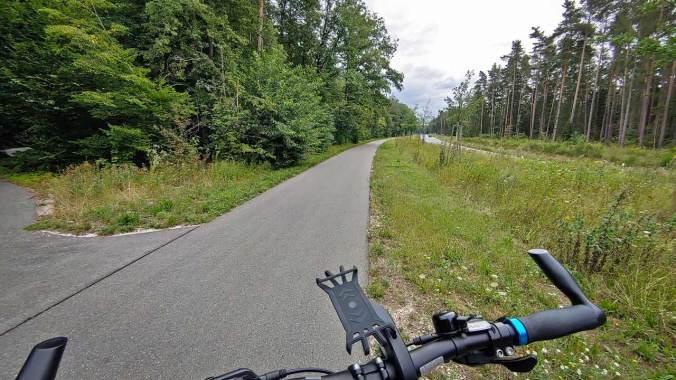 Heute war ich einmal wieder alleine auf dem Rad unterwegs...