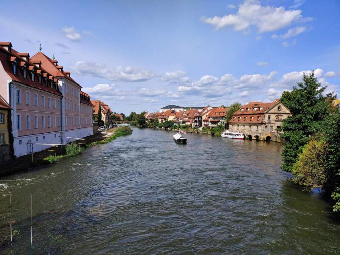 Ein erster Blick auf die Regnitz