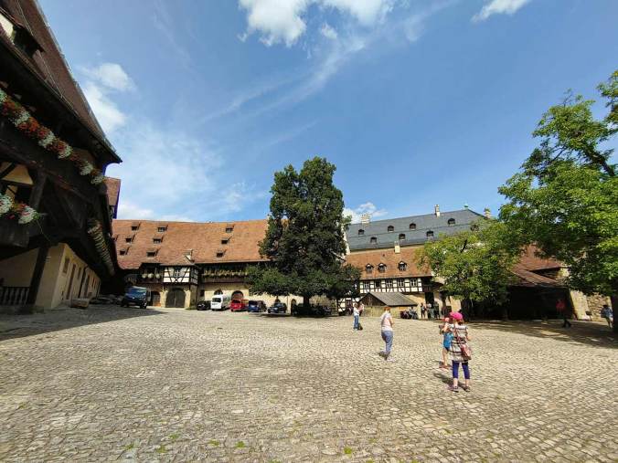 Die Alte Hofhaltung in Bamberg, wo unter anderem...