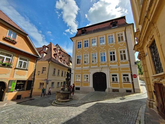 Das berühmte Sams-Haus in Bamberg (Außenkulisse für das Haus des Herrn Taschenbier)