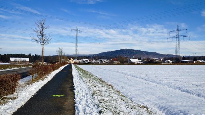 Immer noch Schnee und frostige Temperaturen