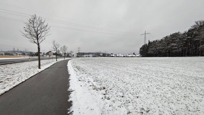 Heute fast schon Schneesturm