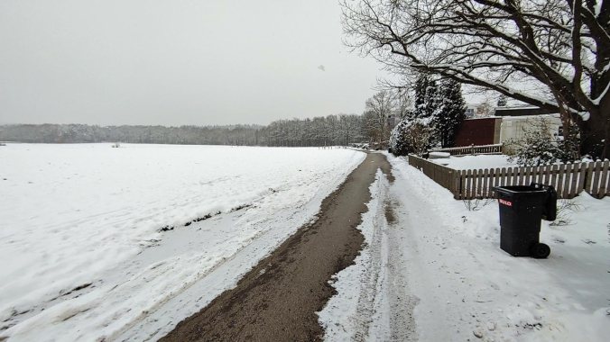 Heute war es wirklich bitterkalt