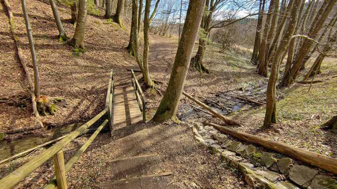 Heute war ich mal wieder eher trailig unterwegs