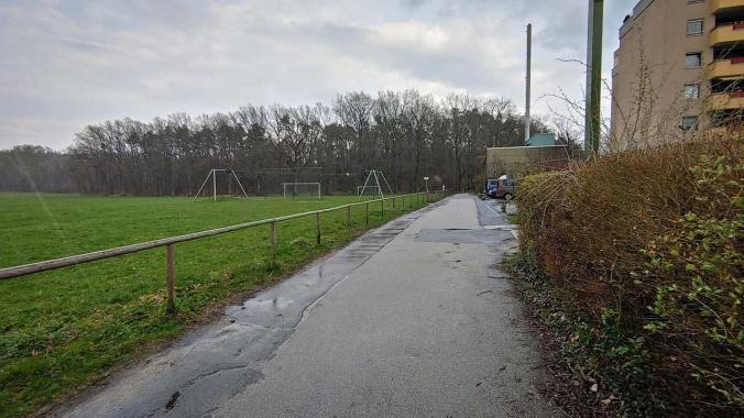 Natürlich bin ich wieder voll in den Regen gekommen...