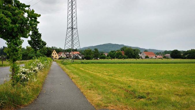 Heute habe ich dem Regen beim Laufen genossen