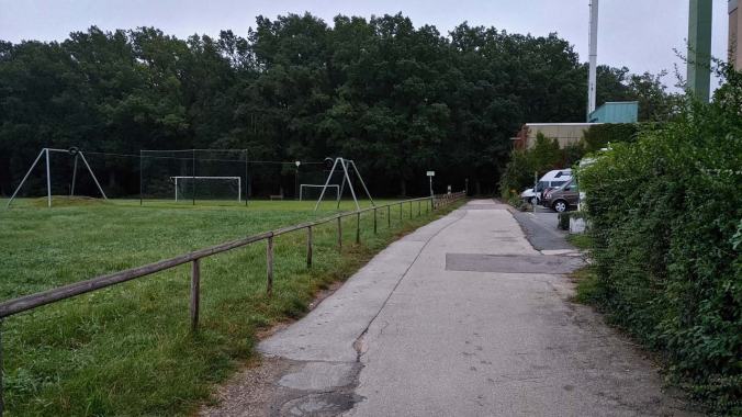 Ein Lauf in der Morgendämmerung