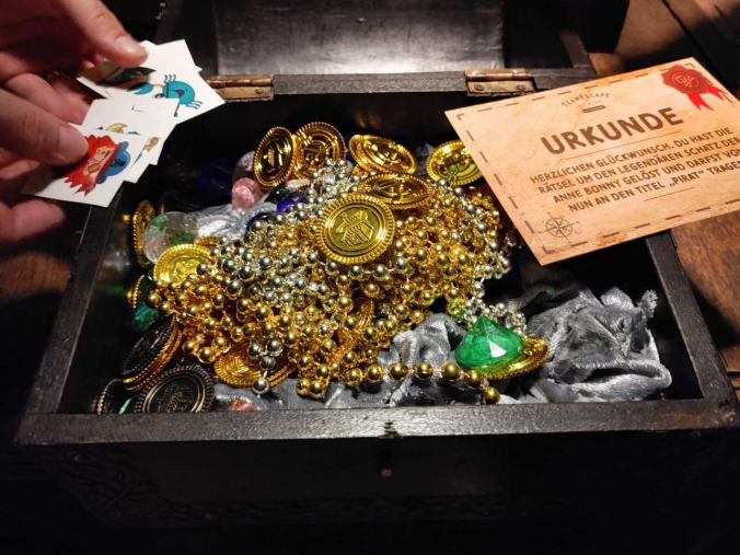 Juhu, wir haben den Piratenschatz gefunden!