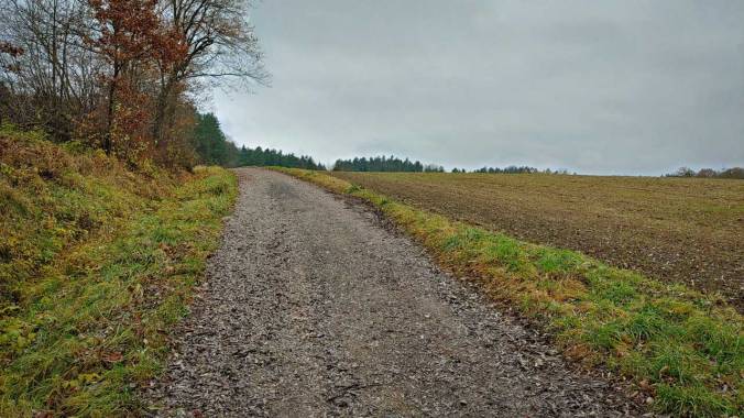 Kurz vor Ende der größten Steigung