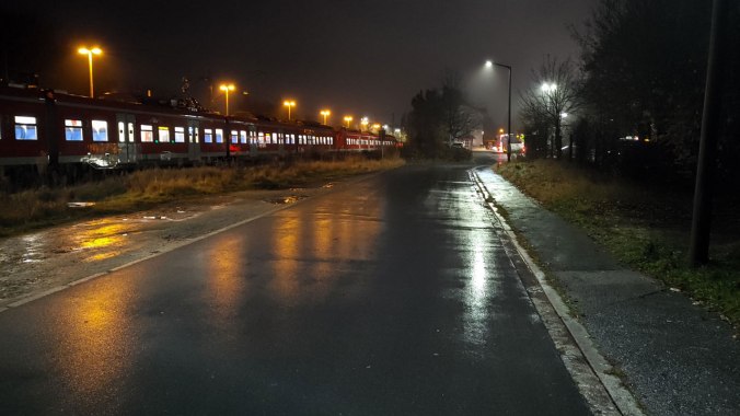 Nicht nur dunkel und kalt, sondern auch nass