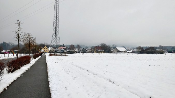 Diesig und noch reichlich Schnee