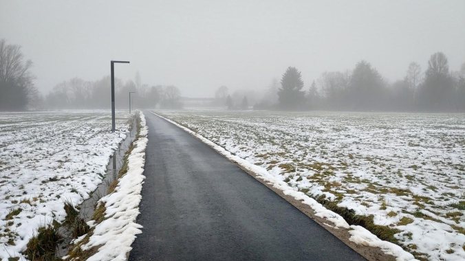 Einmal durch die Nebelsuppe