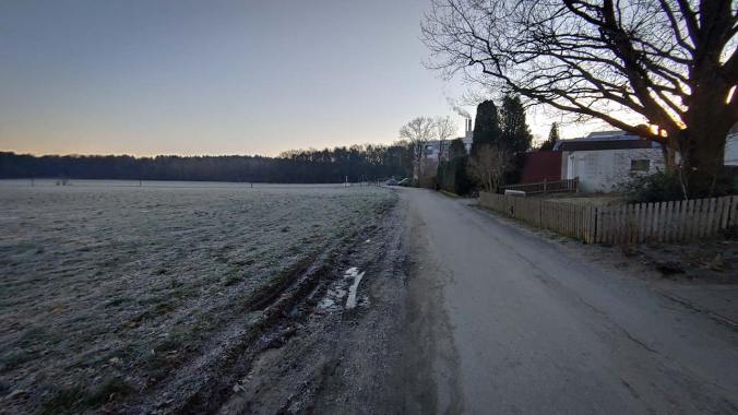 Eiskalter Morgenlauf