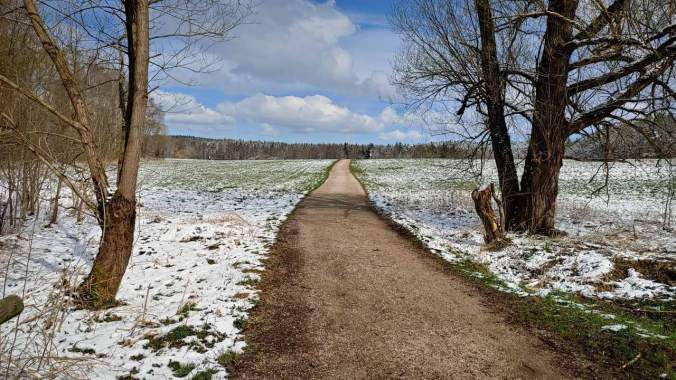 Ein 10er durch den schwindenden Schnee