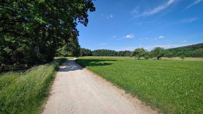 Kurzer Mittagslauf zu den 272 km im Mai