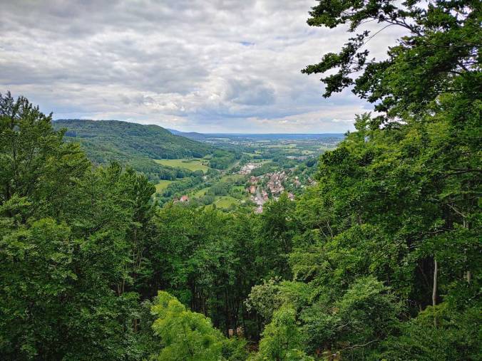 Ausblick vom Zankelstein Richtung Pommelsbrunn