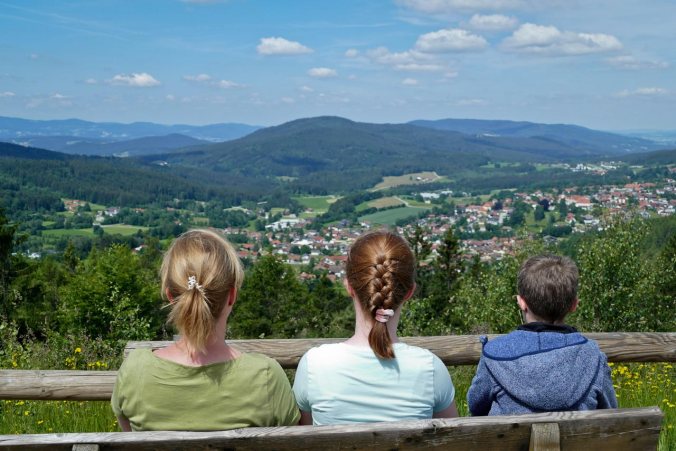 Ein wehmütiger Blick Richtung Bayerischer Wald