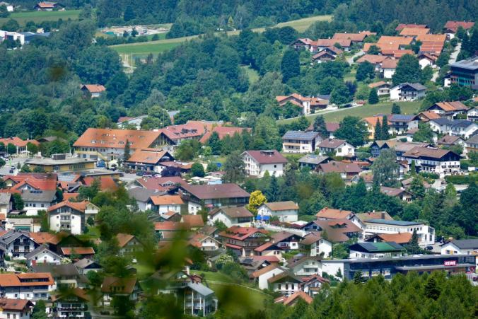 Bodenmais am Fuße des Silberbergs