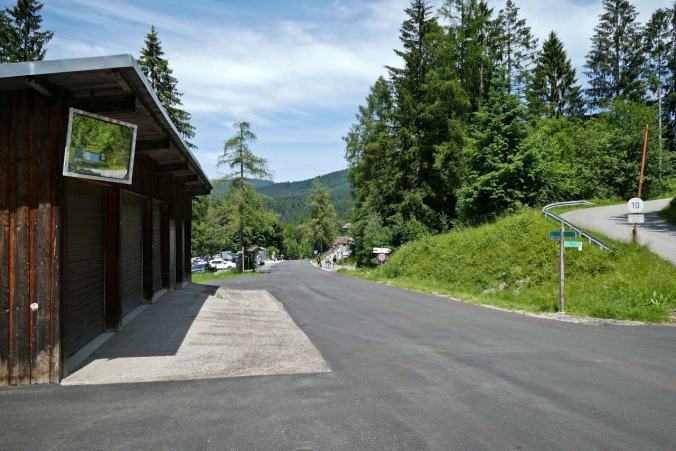 Kurz vor dem Aufstieg zum Silberberg