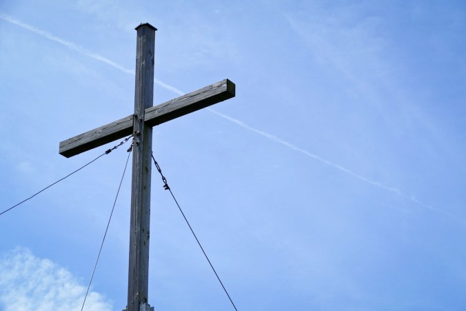 Das Gipfelkreuz auf dem Silberberg