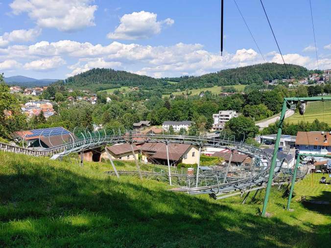 Abends ging es für uns alle noch zum Sommerrodeln