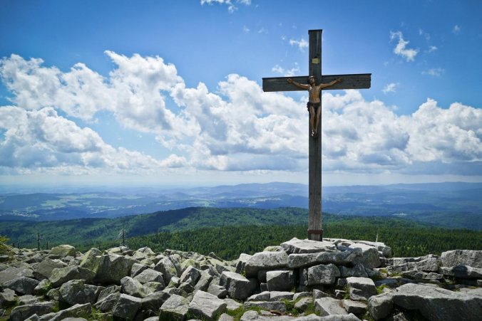 Das Gipfelkreuz auf dem Lusen