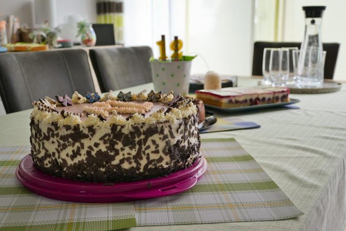 Das Kuchenbuffet am Nachmittag