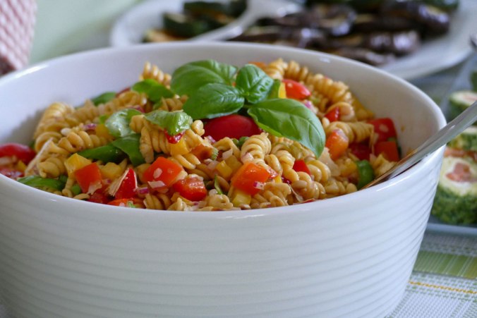 Ein leckerer Nudelsalat