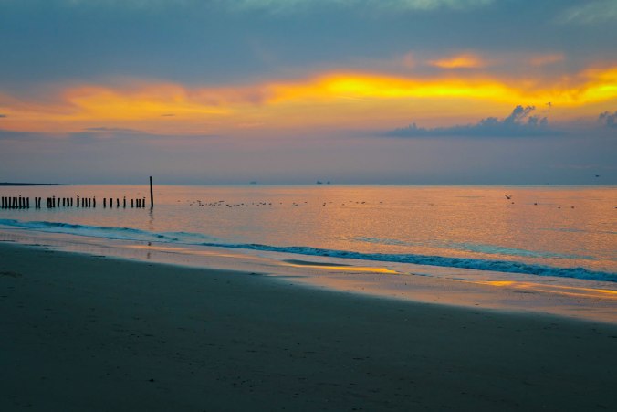 Sonnenuntergang an der Nordsee