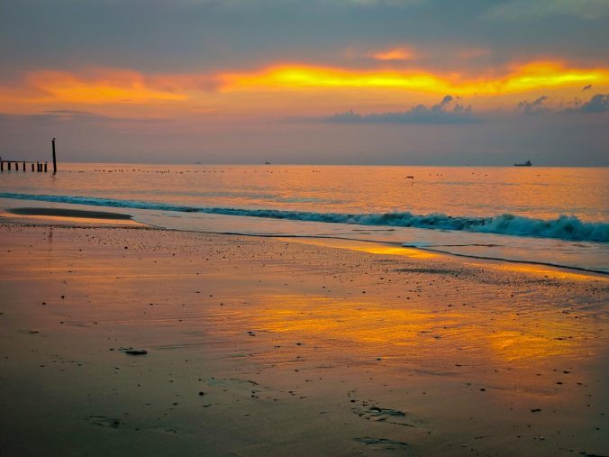 Sonnenuntergang an der Nordsee
