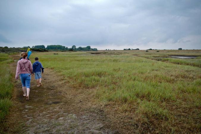 Wir starten ins Landschaftsschutzgebiet Zwarte Polder