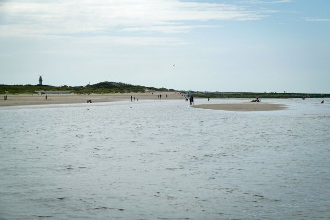 Teils überflutete Sandbänke